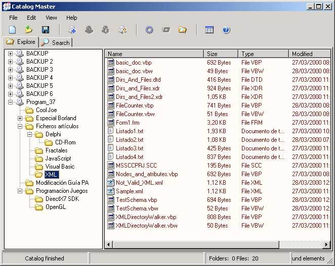 Catalog Master Screenshot